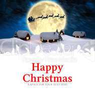 Composite image of happy christmas