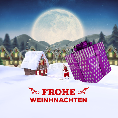 Composite image of frohe weinhnachten