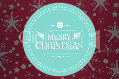 Composite image of banner and logo saying merry christmas