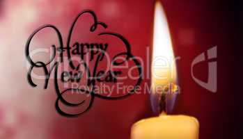 Composite image of happy new year