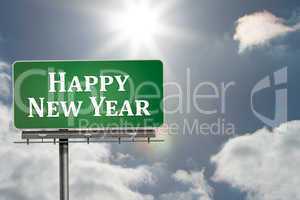 Composite image of happy new year