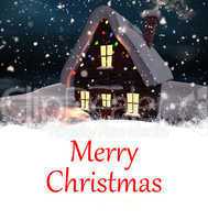 Composite image of christmas card