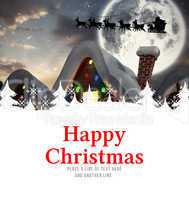 Composite image of happy christmas