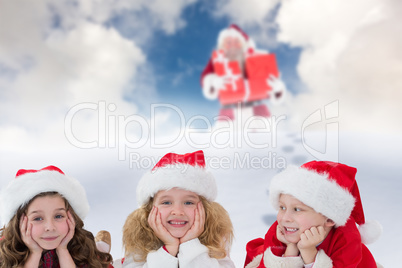 Composite image of cute children