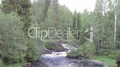 Waterfall on the river Tohmajoki