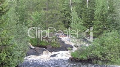 Waterfall on the river Tohmajoki