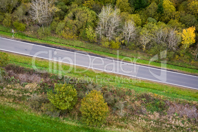 Landstrasse, Eifel, Rheinland-Pfalz, Deutschland