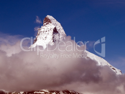 Das Matterhorn in der Schweiz