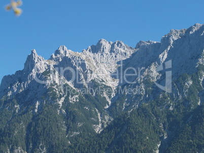 Karwendel in den bayrischen Alpen
