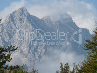 Wetterstein in den bayrischen Alpen, Zugspitzmassiv