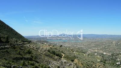 Mountains and lake in Andalusia