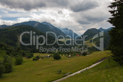 Beautiful landscape in the Dolomites