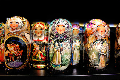 Russian wooden dolls.