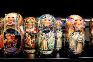 Russian wooden dolls.