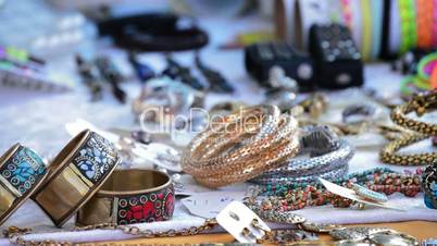 Jewelry in hawker stall craft