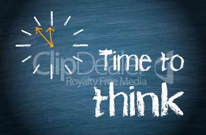 Time to think - Business Concept