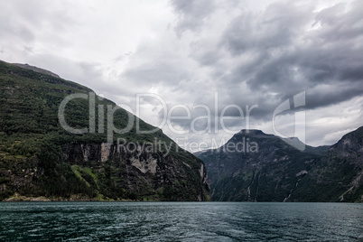 Blick auf den Geirangerfjord