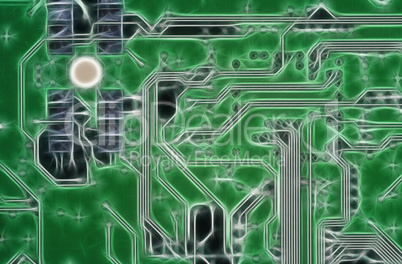 printed circuit - motherboard