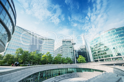 LONDON - SEPTEMBER 27, 2013: City Hall area on a beautiful sunny