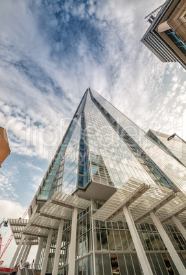 LONDON - SEP 29: The Shard skyscraper designed by Italian archit