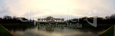 gloriette von schloss in wien panorama