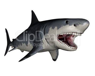 Megalodon dinosaur - 3D render