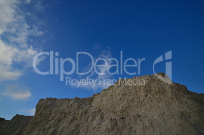 felsen und blauer himmel