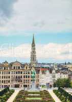 Overview of Brussels, Belgium