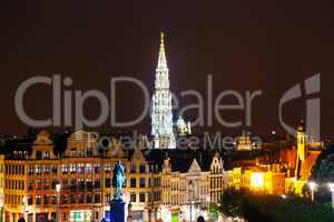 Overview of Brussels, Belgium