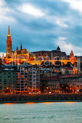 Old Budapest with St. Matthias church