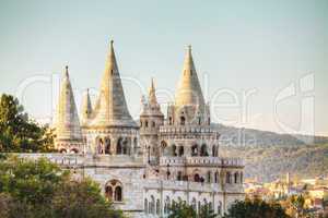 Fisherman bastion in Budapest, Hungary