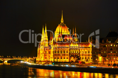 Parliament building in Budapest, Hungary