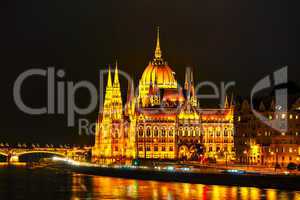 Parliament building in Budapest, Hungary