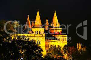 Fisherman bastion in Budapest, Hungary