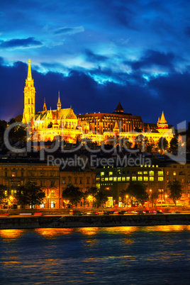 Old Budapest with Matthias church