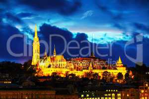 Old Budapest with Matthias church