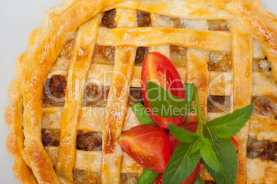 home made beef pie