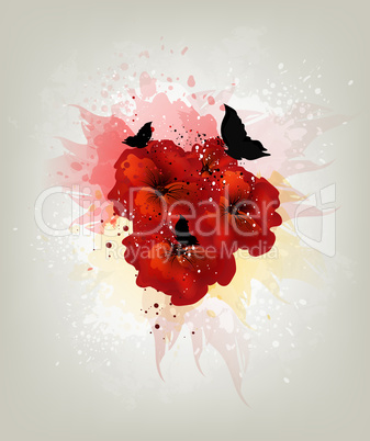 Abstract Floral Background