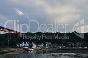 queensferry hafen in schottland