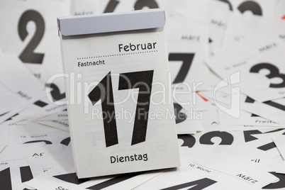 Abreisskalender Fastnacht