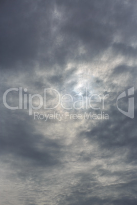 dark gray dramatic sky with clouds before rainy