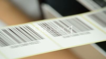 Barcode, label-generating machine