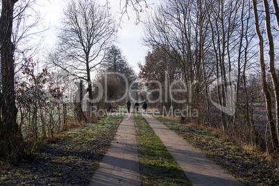 Spaziergang im Wendland, Niedersachsen, Deutschland