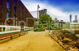 The Brooklyn Bridge Park, New York