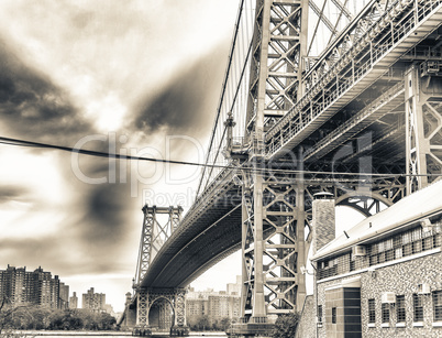 The Manhattan Bridge, New York City