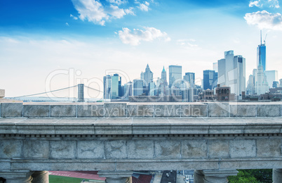 Lower Manhattan panoramic skyline, New York City