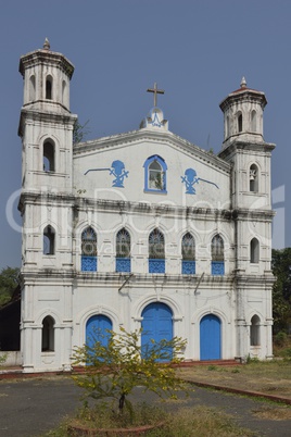 Kirche in Goa, Indien