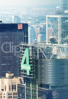 NEW YORK CITY - JUNE 12, 2013: Beautiful view of Manhattan buidl