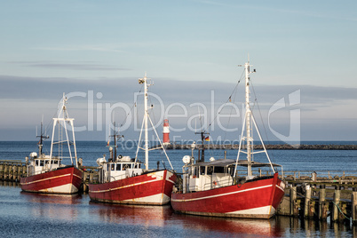 Fischerboote in Warnemünde