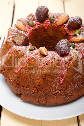 chestnut cake bread dessert